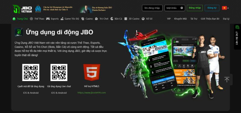 Hướng dẫn tải App JBO Việt Nam cho Mobile